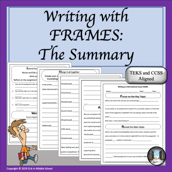 Writing with FRAMEs: The Summary